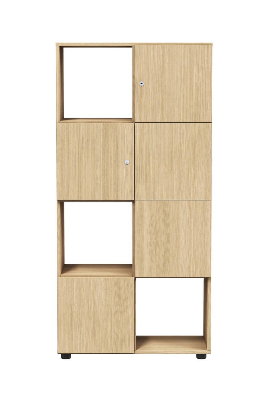Rangement BOB 1 module avec panneau arrière Configuration - Bisley