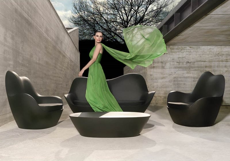 Salon SABINAS de VONDOM dessiné par Javier Mariscal