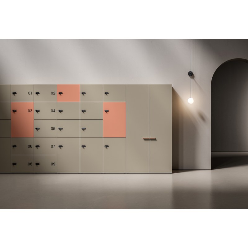 Casier vestiaire ABA 5 portes H.193,8 BRALCO