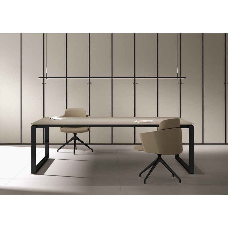 Bureau LOOPY plateau bois BRALCO