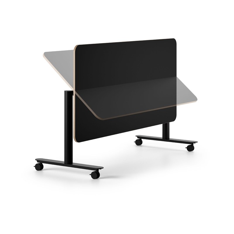 Table rabattable sur roulettes NUVOLA r angles arrondis BRALCO