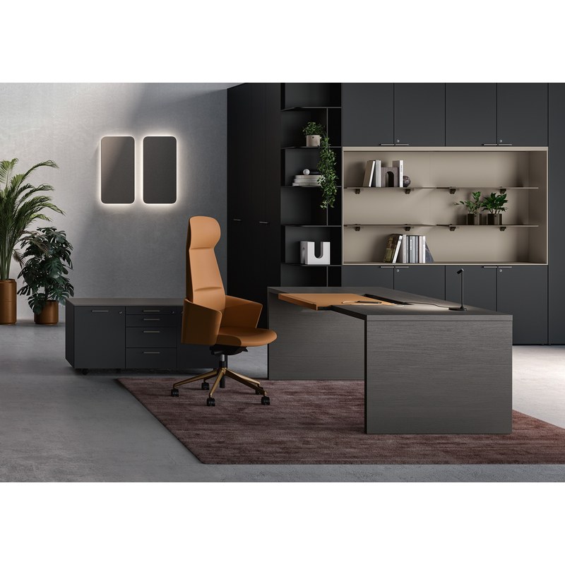 Bureau SILE blanc ou noir BRALCO