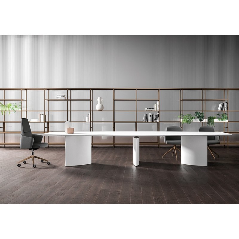 Table de conférence tonneau TRILO 12 à 14 places BRALCO