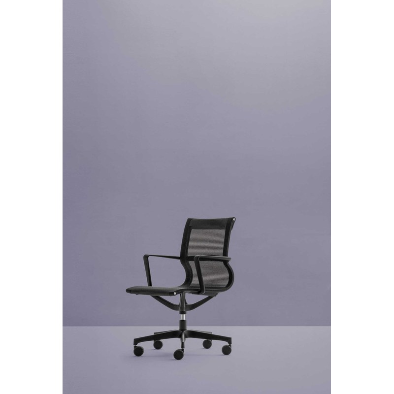 Fauteuil de réunion MOMA résille BRALCO