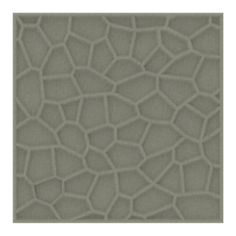 Dalle acoustique murale carrée XL BUZZITILE 3D