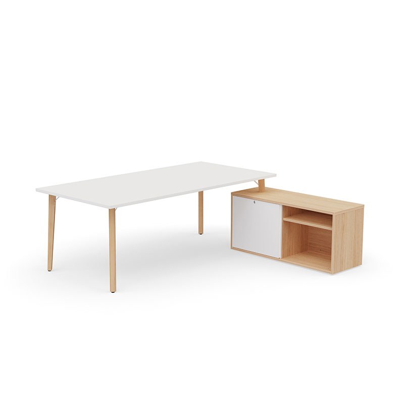 Bureau ROBIN P. 100 cm avec rangement porteur EOL