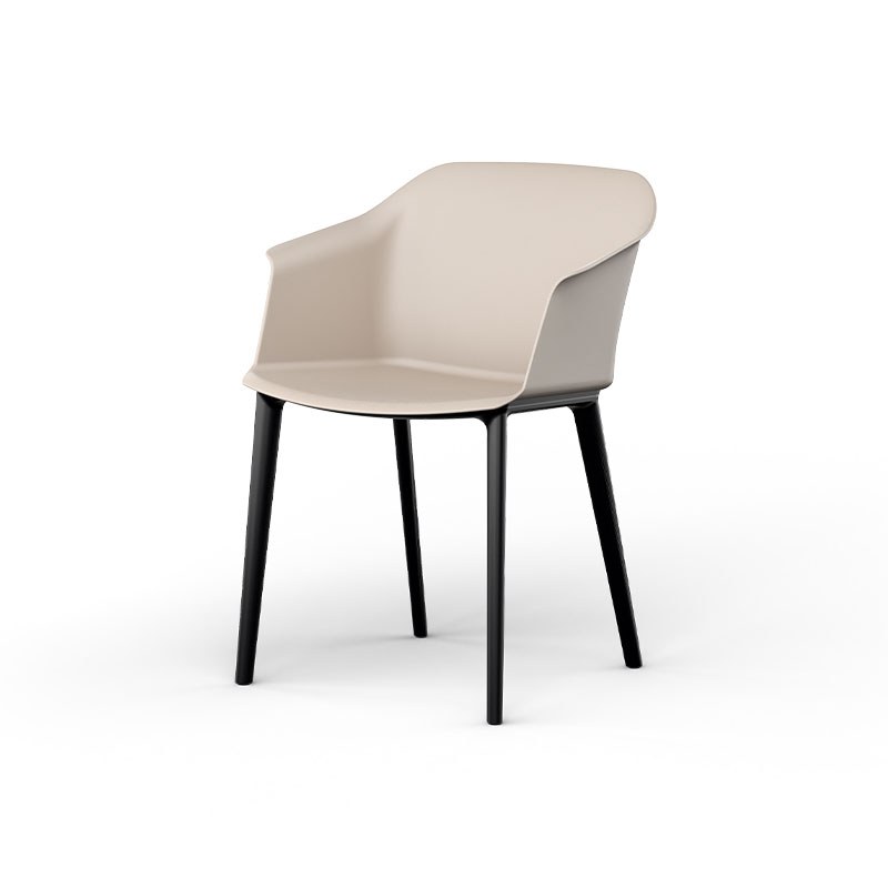 Fauteuil coque SCOTT 4 pieds polypropylène EOL