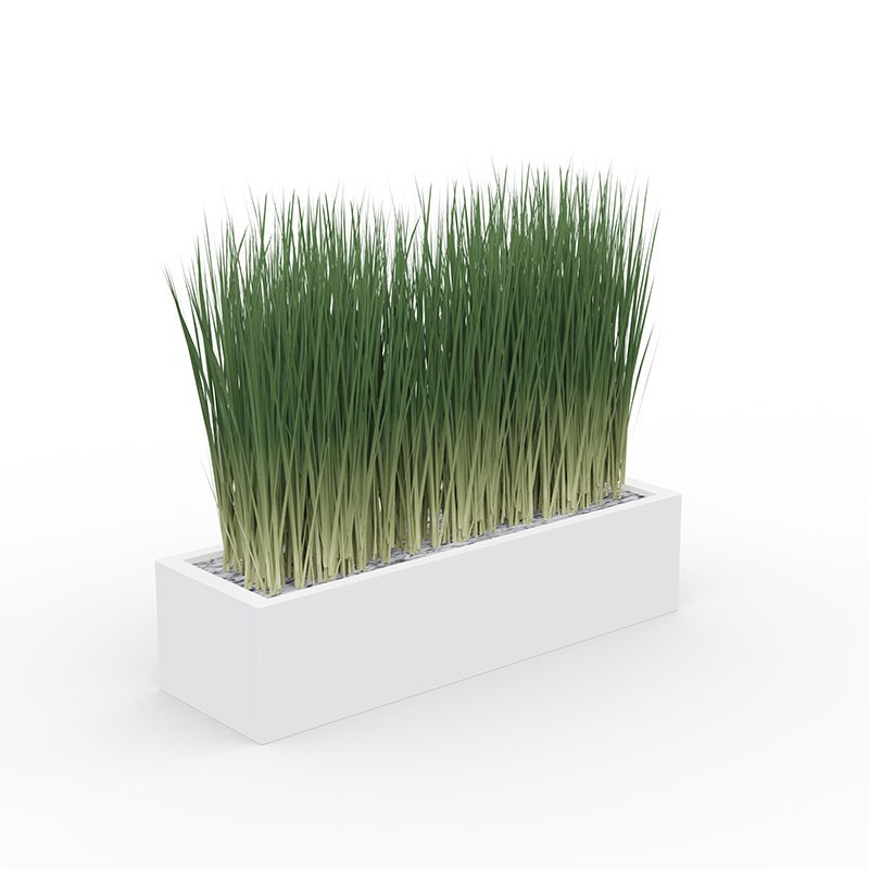 Jardinière de graminées artificielles H. 70 cm EOL