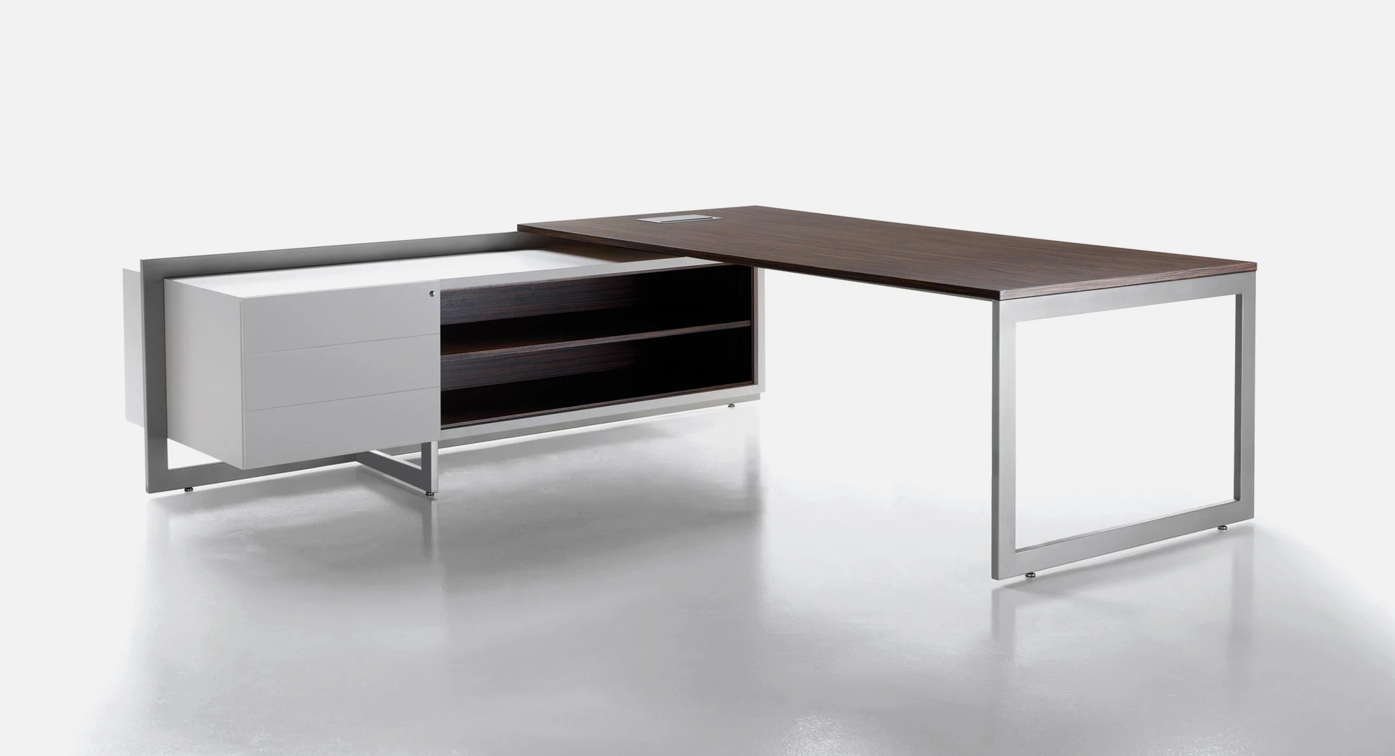 Bureau de direction VEKTOR avec caisson-armoire - Forma 5