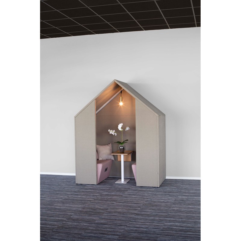 Cabine acoustique HALF A HUT avec écran avant
