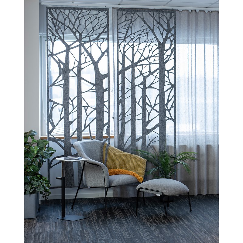 Cloison acoustique suspendue DIVIDO Birch