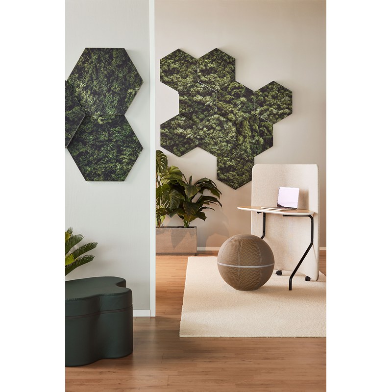Panneau acoustique HONEY Moss print