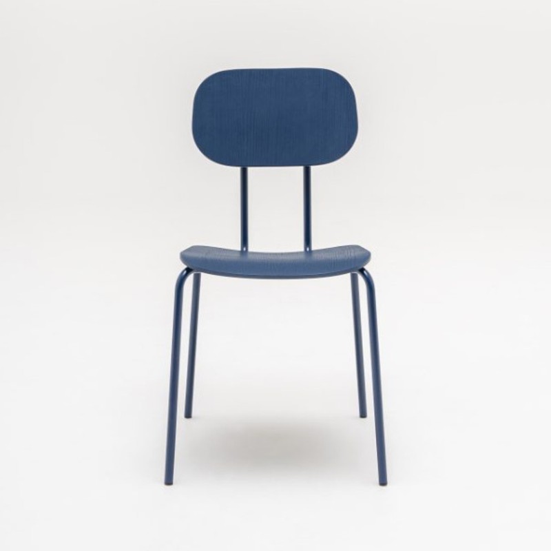 Chaise assise/dossier en bois NEW SCHOOL MDD
