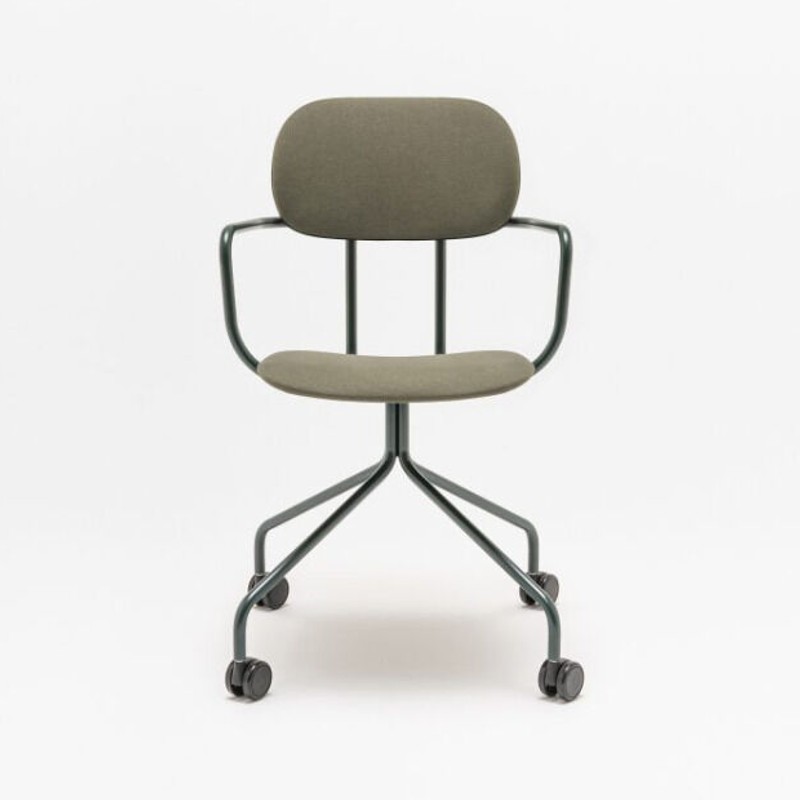 Chaise sur roulettes en tissu NEW SCHOOL - MDD