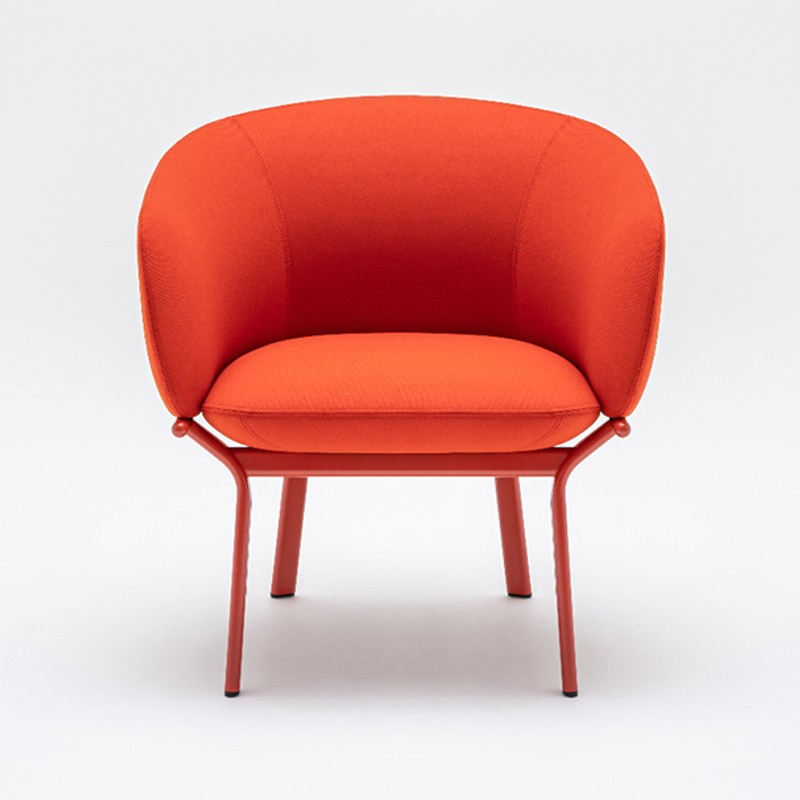 Fauteuil lounge pieds métal GRACE - MDD