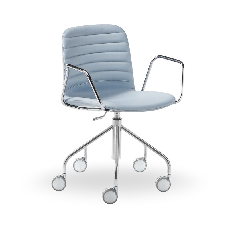 Fauteuil de bureau LIÙ en tissu - MIDJ