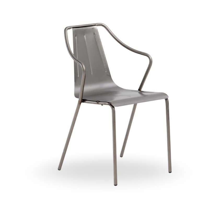 Fauteuil OLA en inox - MIDJ