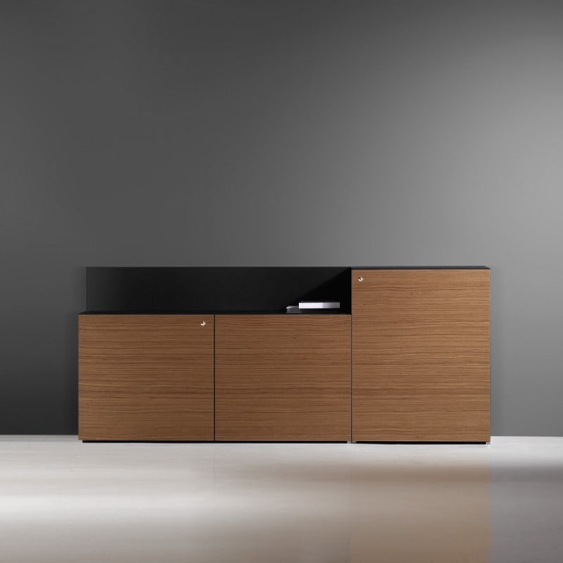 Armoire basse CUBO-QUORUM L 180 cm