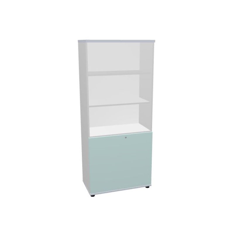 Armoire H 183 cm semi-ouverte COLOR MDD