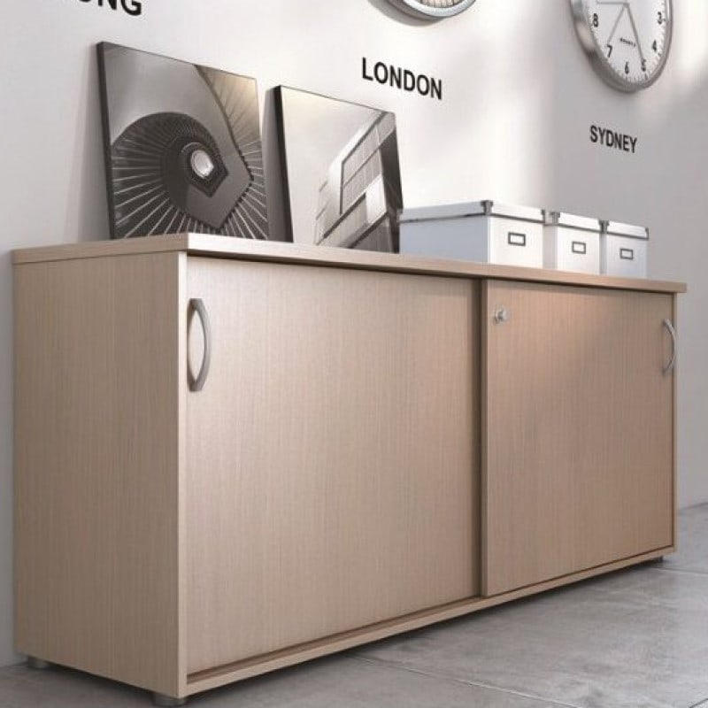 Armoire H 72 cm porte coulissante QUIETUDE