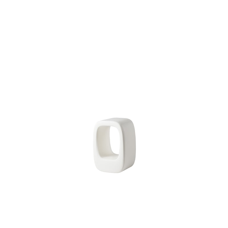 Pouf design LAZY BONES - blanc