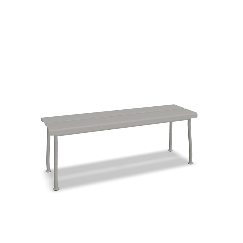 Banc d'extérieur en métal FLANER - beige