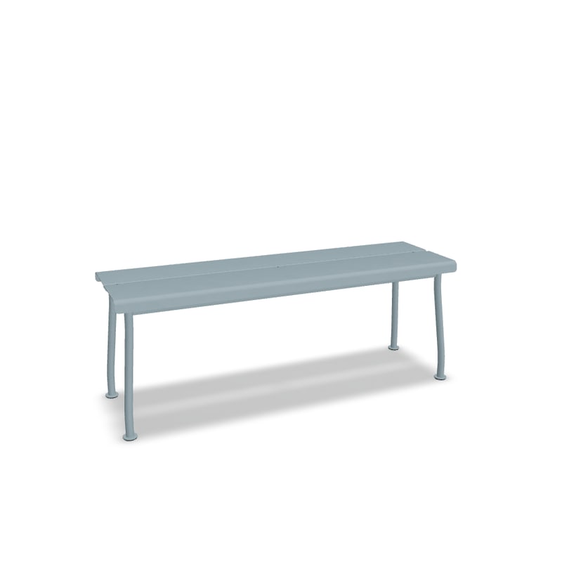 Banc d'extérieur en métal FLANER - bleu
