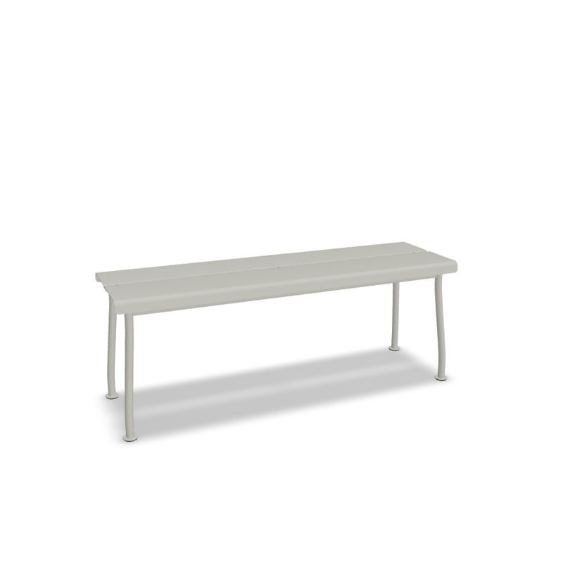 Banc d'extérieur FLANER - blanc perle