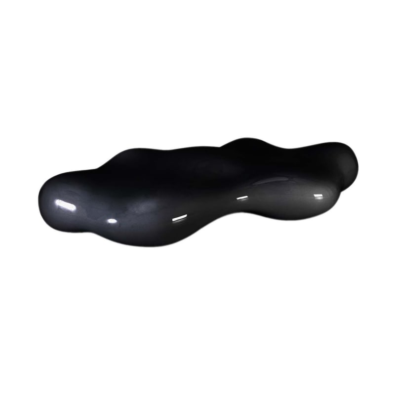 Banc design finition laqué LAVA - anthracite