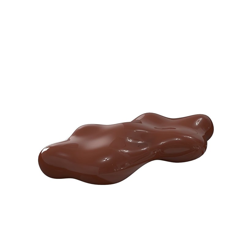 Banc design finition laqué LAVA - argile