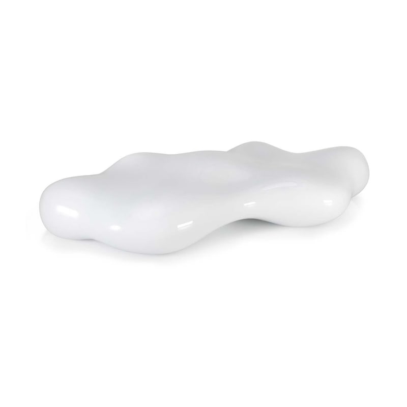Banc design finition laqué LAVA - blanc
