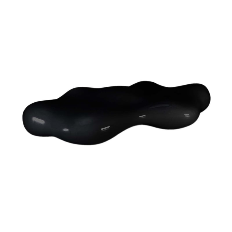 Banc design finition laqué LAVA - noir