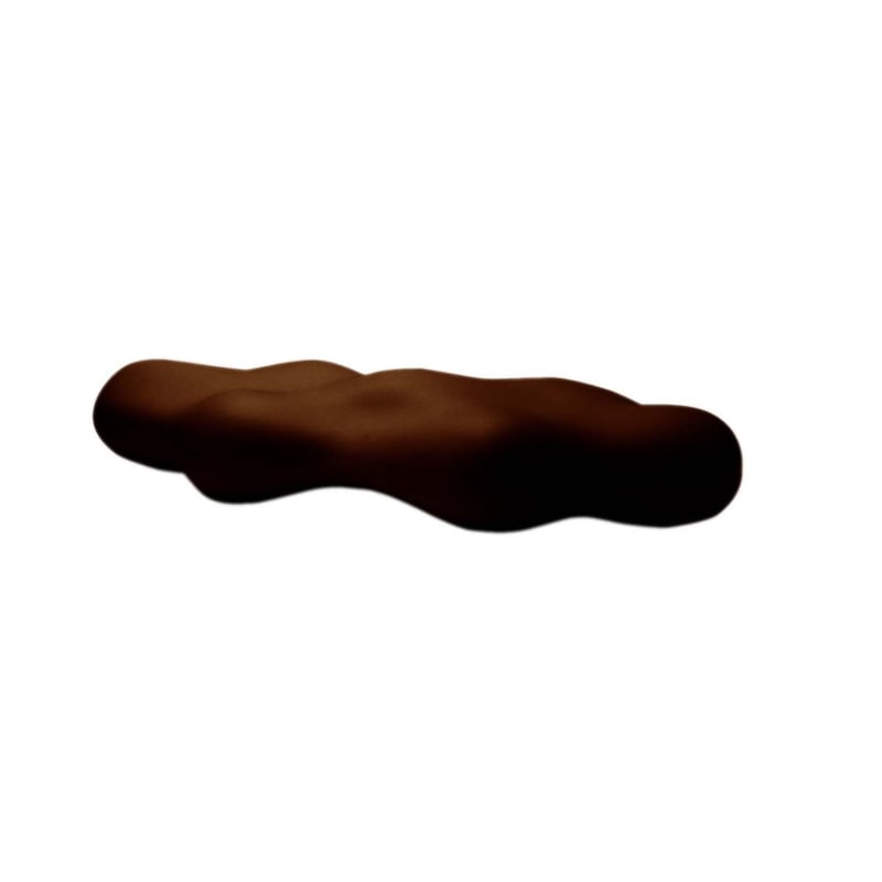 Banc design finition mat LAVA - marron