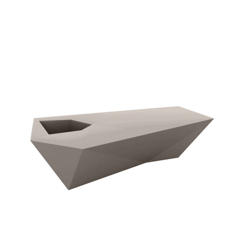 Banc design in & out FAZ - gris