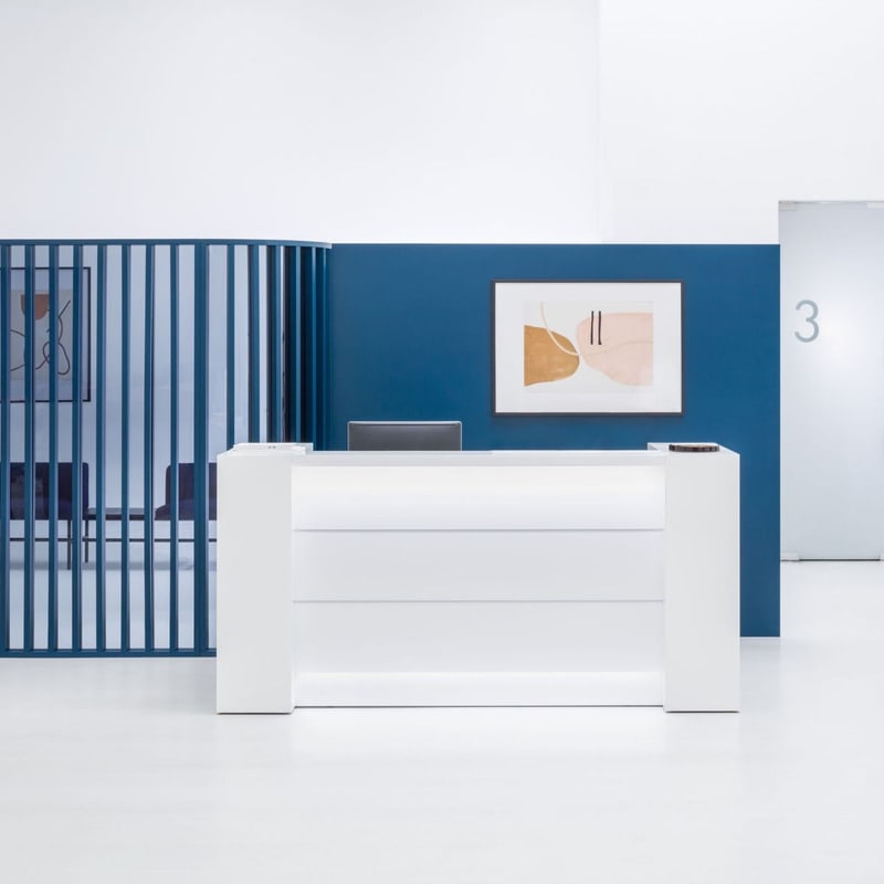 Banque d'accueil VALDE avec rangements