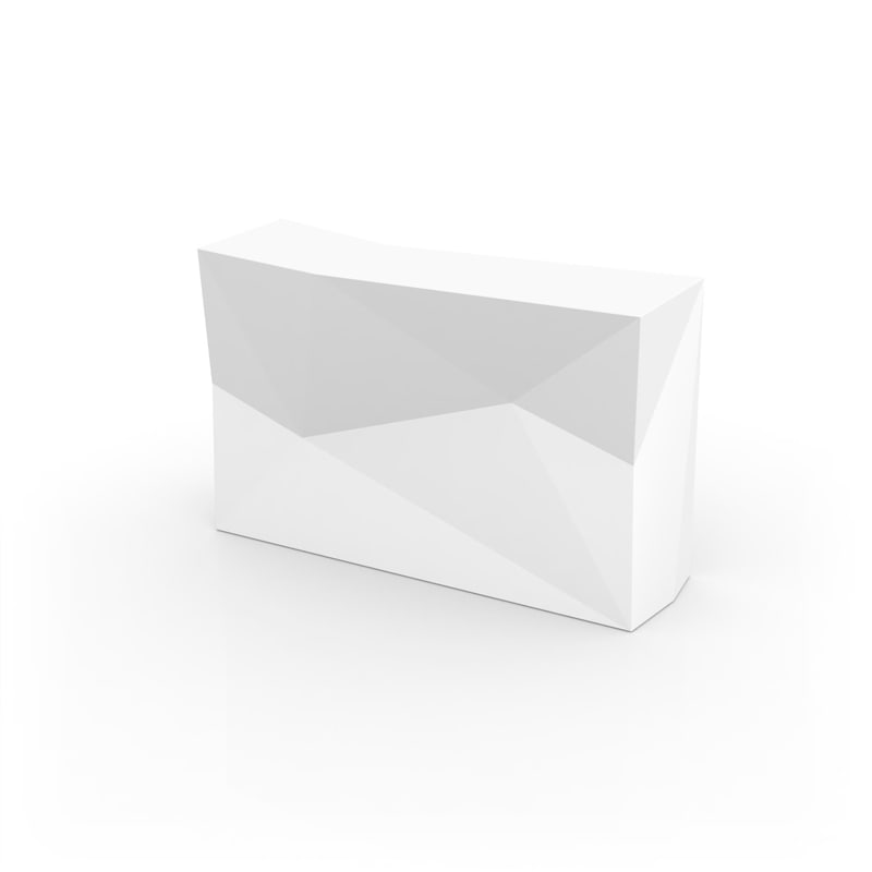 Bar design droit in & out FAZ - blanc