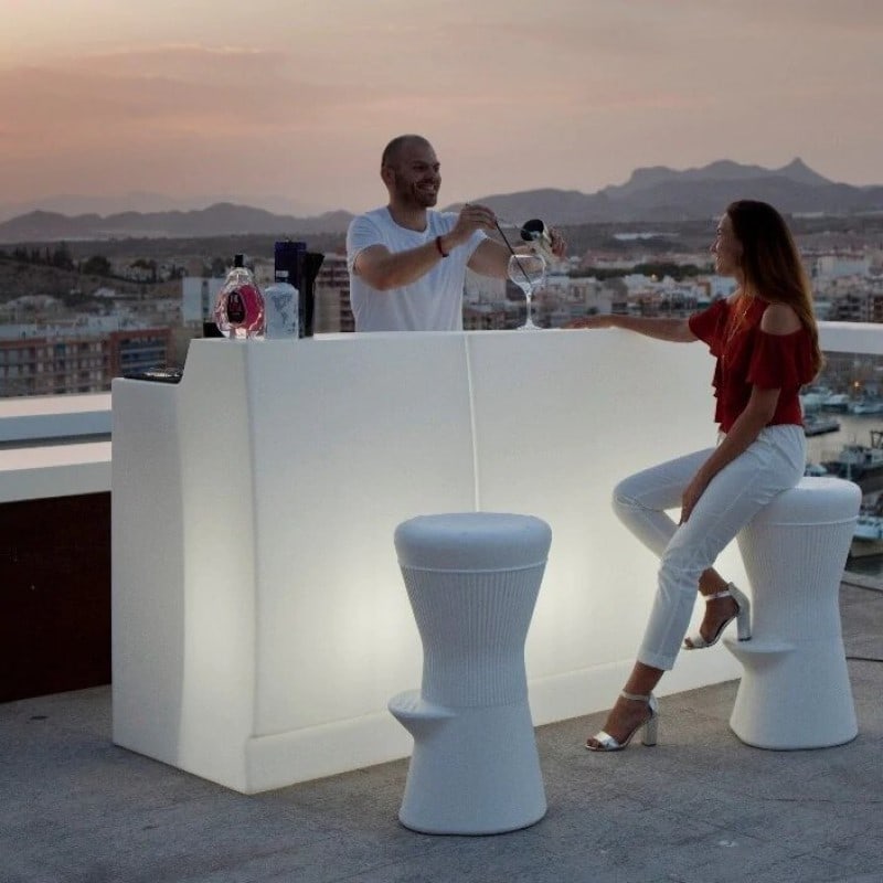 Bar design lumineux 120 cm FIESTA de VONDOM