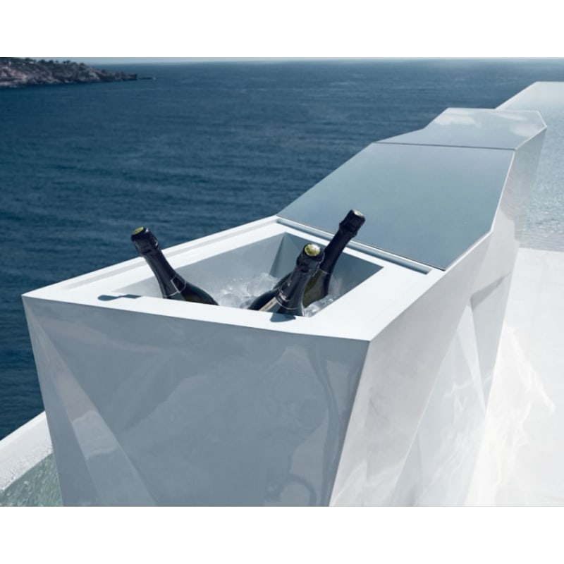 Bar in & out avec seau à glace FAZ de VONDOM