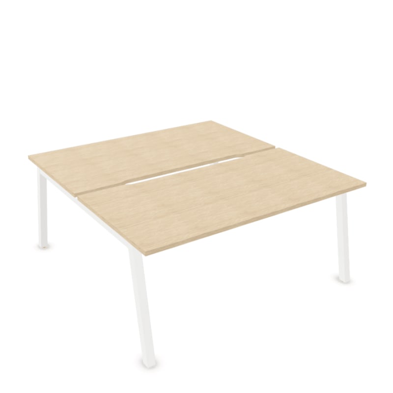 Bureau 2 personnes PARTAGE a/ echancrure