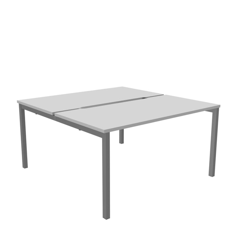 Bureau 2 postes plateau coulissant ASTROLITE