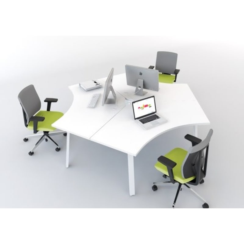 Bureau compact 3 postes OGI A - MDD