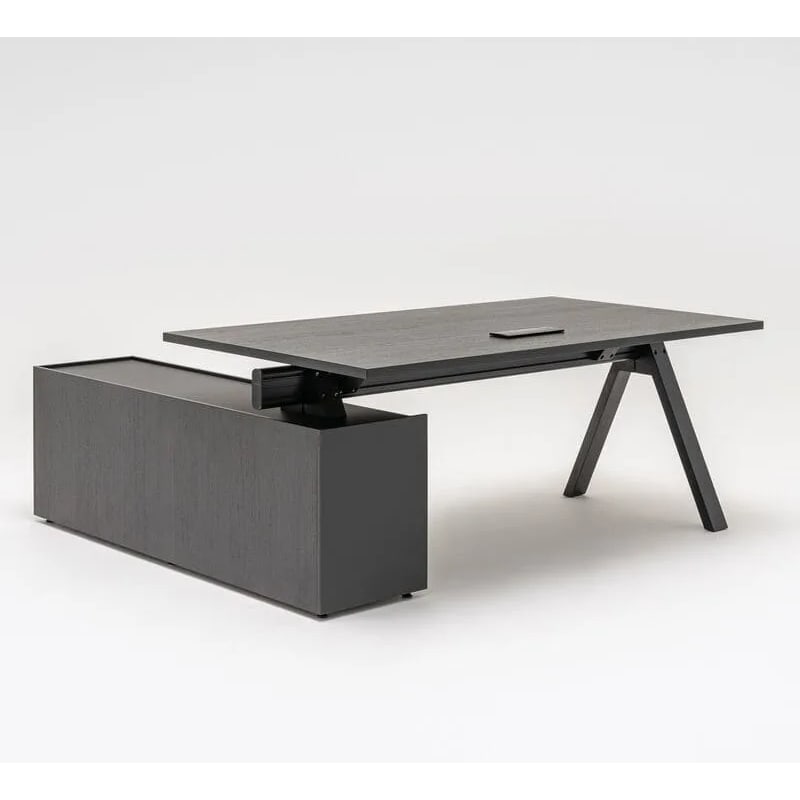 Bureau de direction sur meuble VIGA en chêne