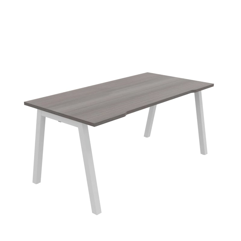 Bureau individuel avec échancrure PARTAGE