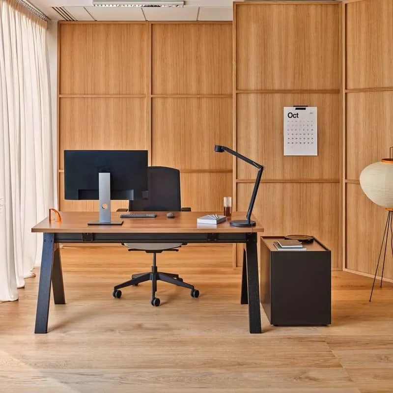 Bureau VIGA plateau en panneau mélaminé
