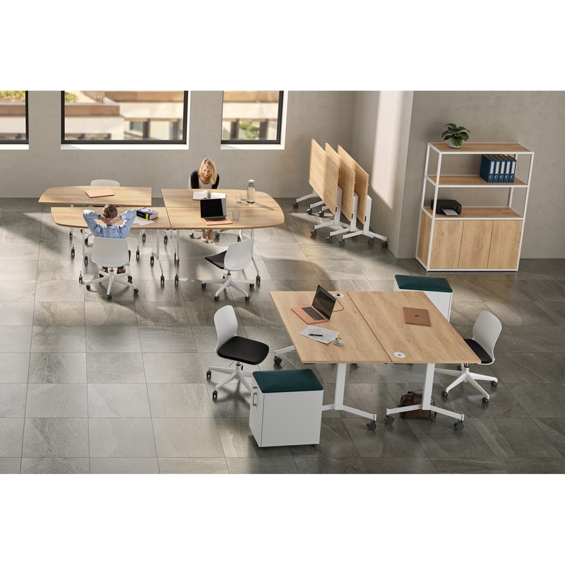 Table à angle intégré abattante EUREKA
