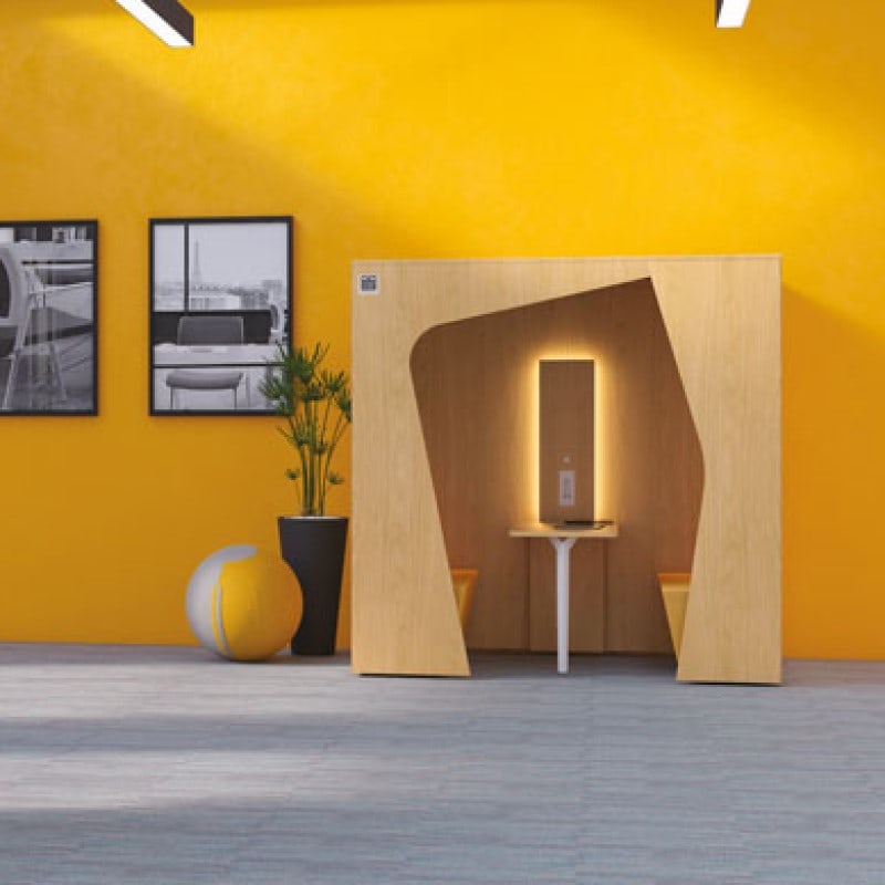 Cabine acoustique 2 places KOMUNIKUBE