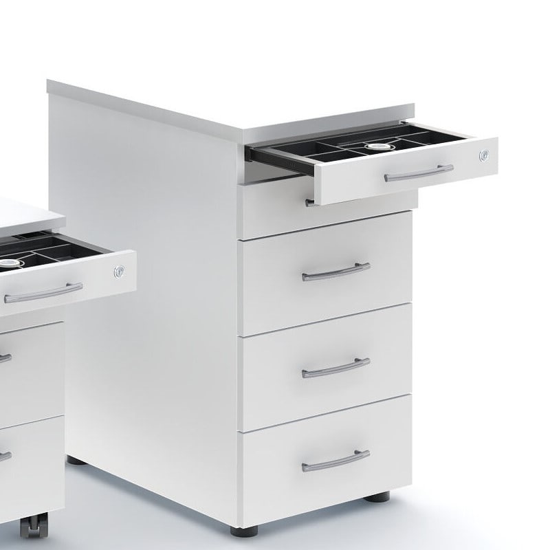 Caisson fixe STANDARD avec tiroir plumier