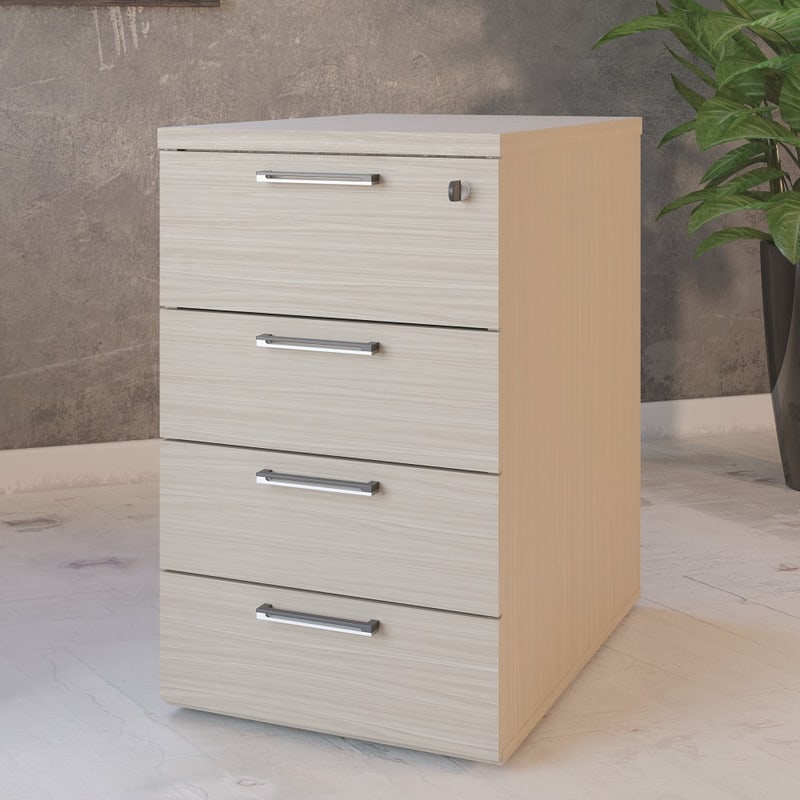 Caisson hauteur bureau COMFORT 4 tiroirs