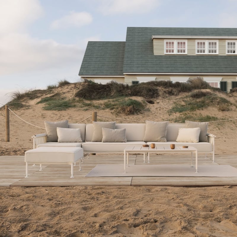 Canapé d'extérieur modulable HAMPTONS