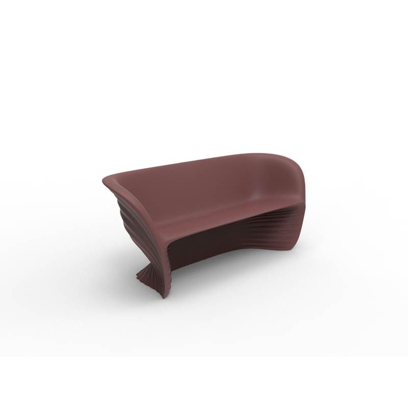 Canapé design in & out BIOPHILIA - grenat